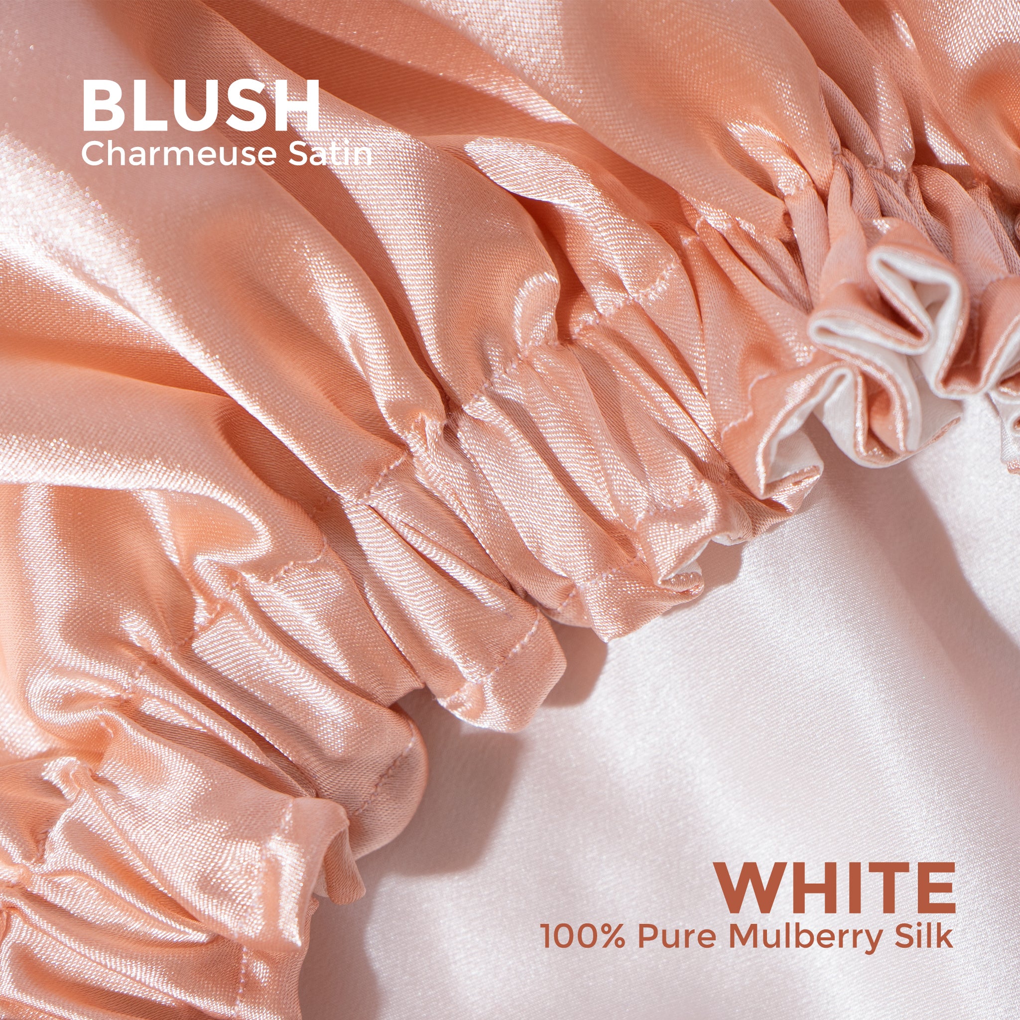 100% Mulberry Silk + Satin Night Cap