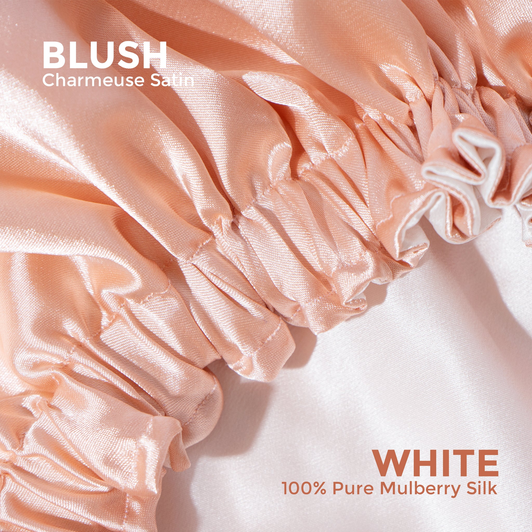 100% Mulberry Silk + Satin Night Cap