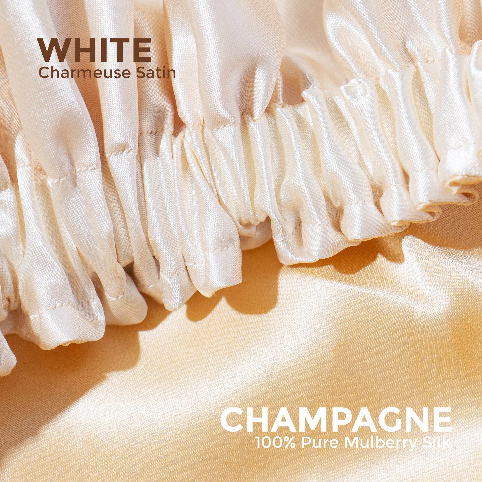 100% Mulberry Silk + Satin Night Cap